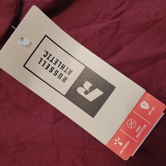 *FINAL SALE* NWT Men's Russell Athletic Maroon Tee Size M - Picture 2 of 7